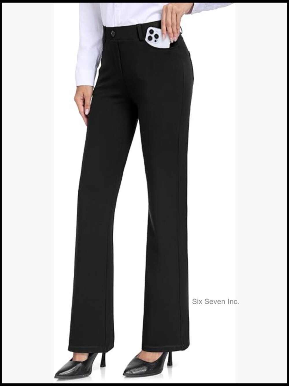 Tall Women's Bootcut Dress Pants 34/36/38 Inseam Stretch Yoga Slacks Work
